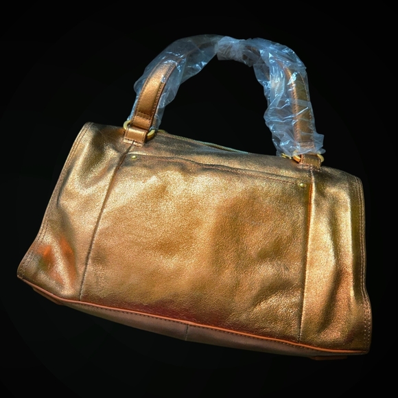 HOBO Handbags - HOBO-Beautiful Leather Copper Metallic Monkia bag. 2015-16. NWT.